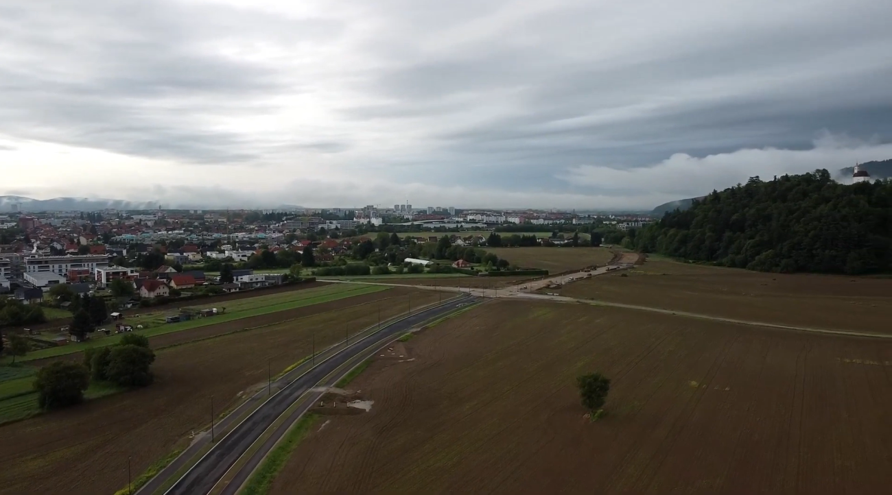 VIDEO: Poglejte, kako potekajo dela na trasi zahodne mariborske obvoznice