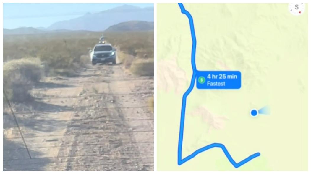VIDEO: Z navigacijo želeli priti domov, pristali pa v puščavi