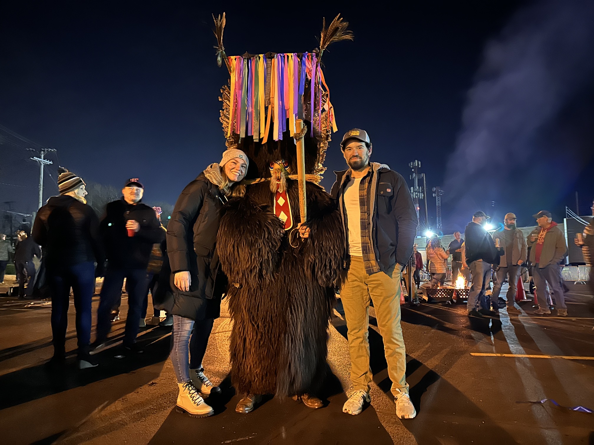 Kurenti niso le na Ptuju, Mariborčanka se je udeležila tradicionalnega kurentovanja čez lužo