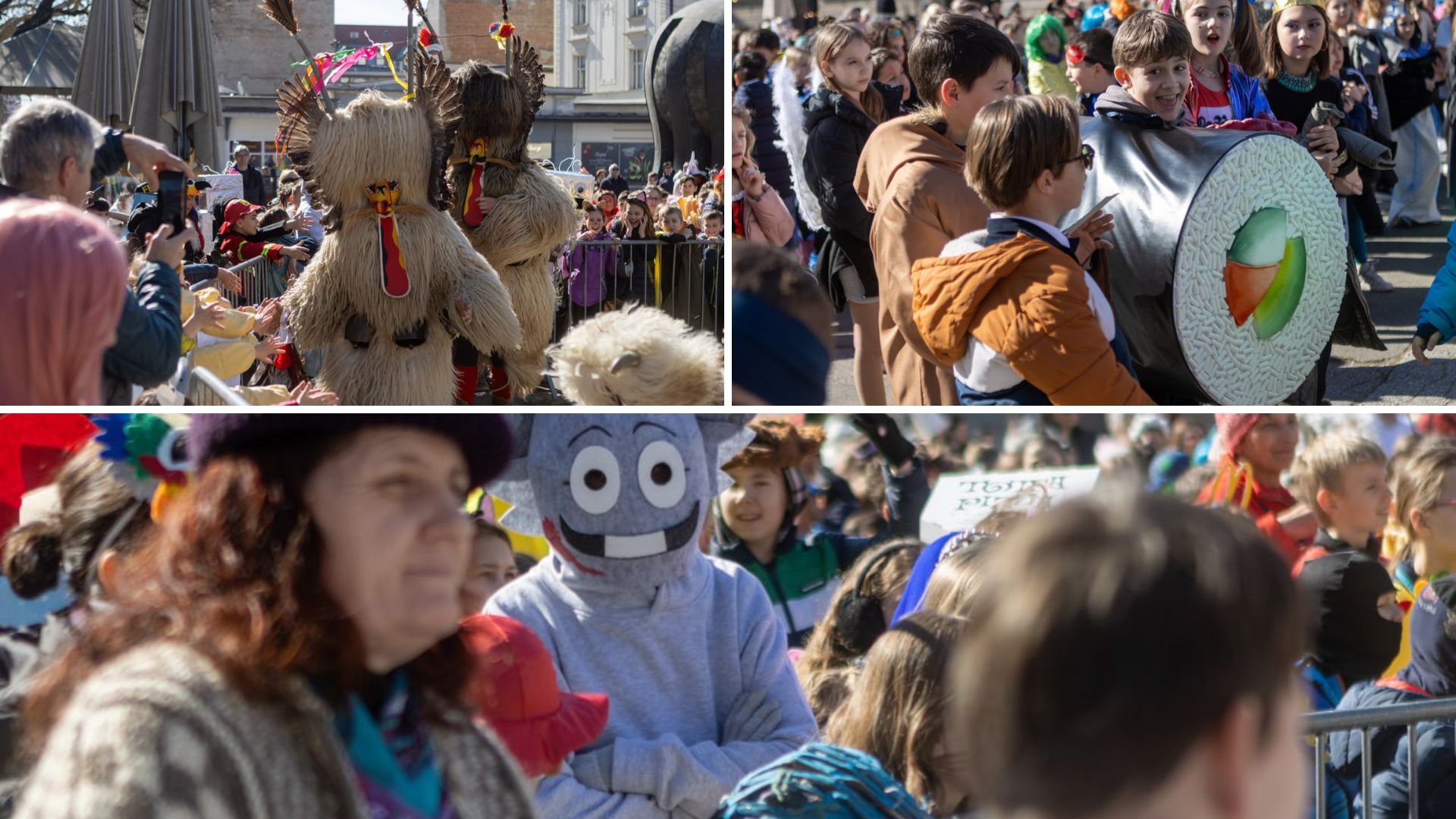 FOTO: Mariborske ulice zasijale v družbi zmajčkov, pic, robotov ...