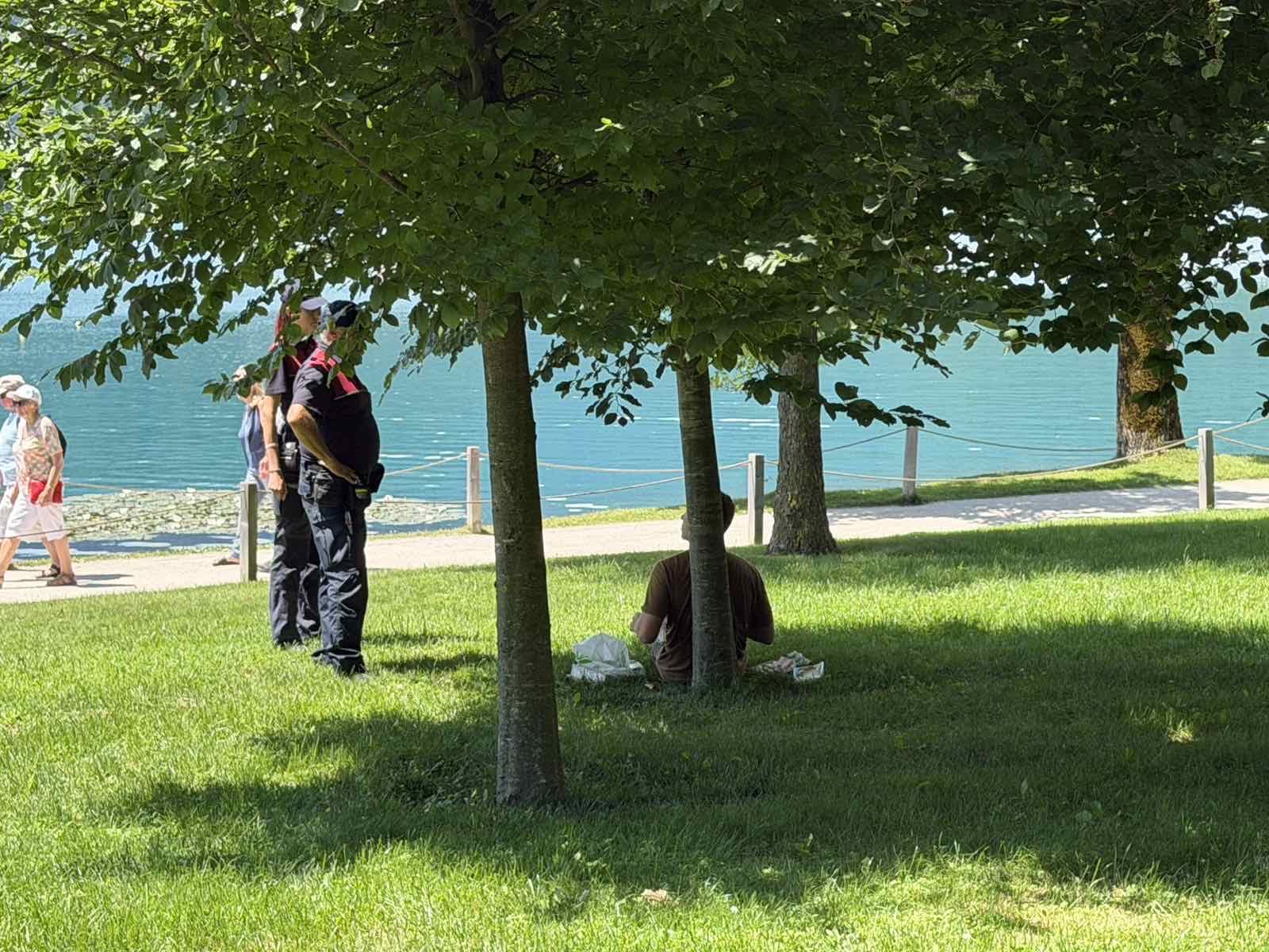 Na Bledu za poležavanje v senci kazen v višini 200 evrov
