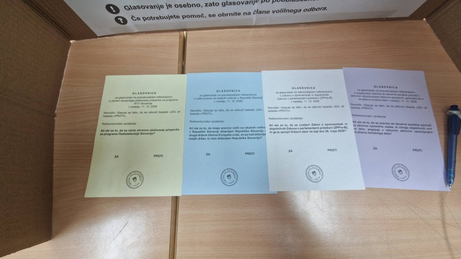 Preobrat na referendumu: Po delnih izidih v prednosti nasprotniki zakona o parlamentarni preiskavi