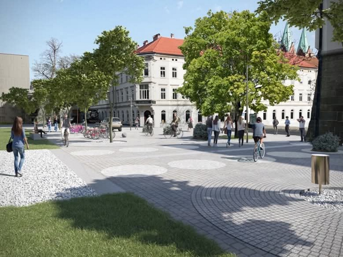 Kako bi naj izgledala preurejena Gregorčičeva ulica?