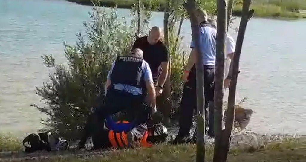 VIDEO: Pri gramoznici Green Lake aretirali moškega, ki naj bi otipaval dve dekleti