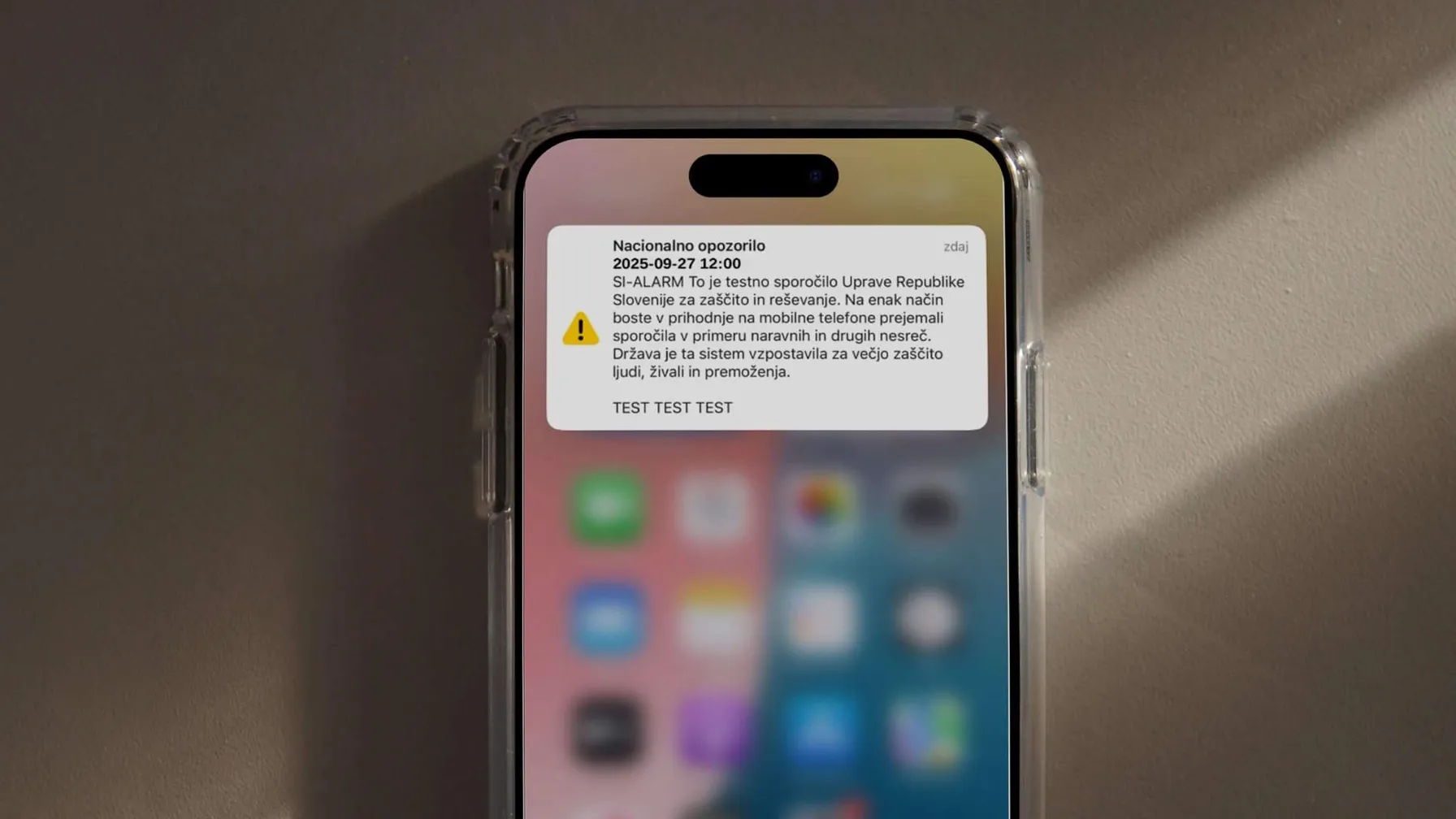 Obveščanje preko telefona: Zakaj ob električnem mrku včeraj ni bil sprožen SI-ALARM?