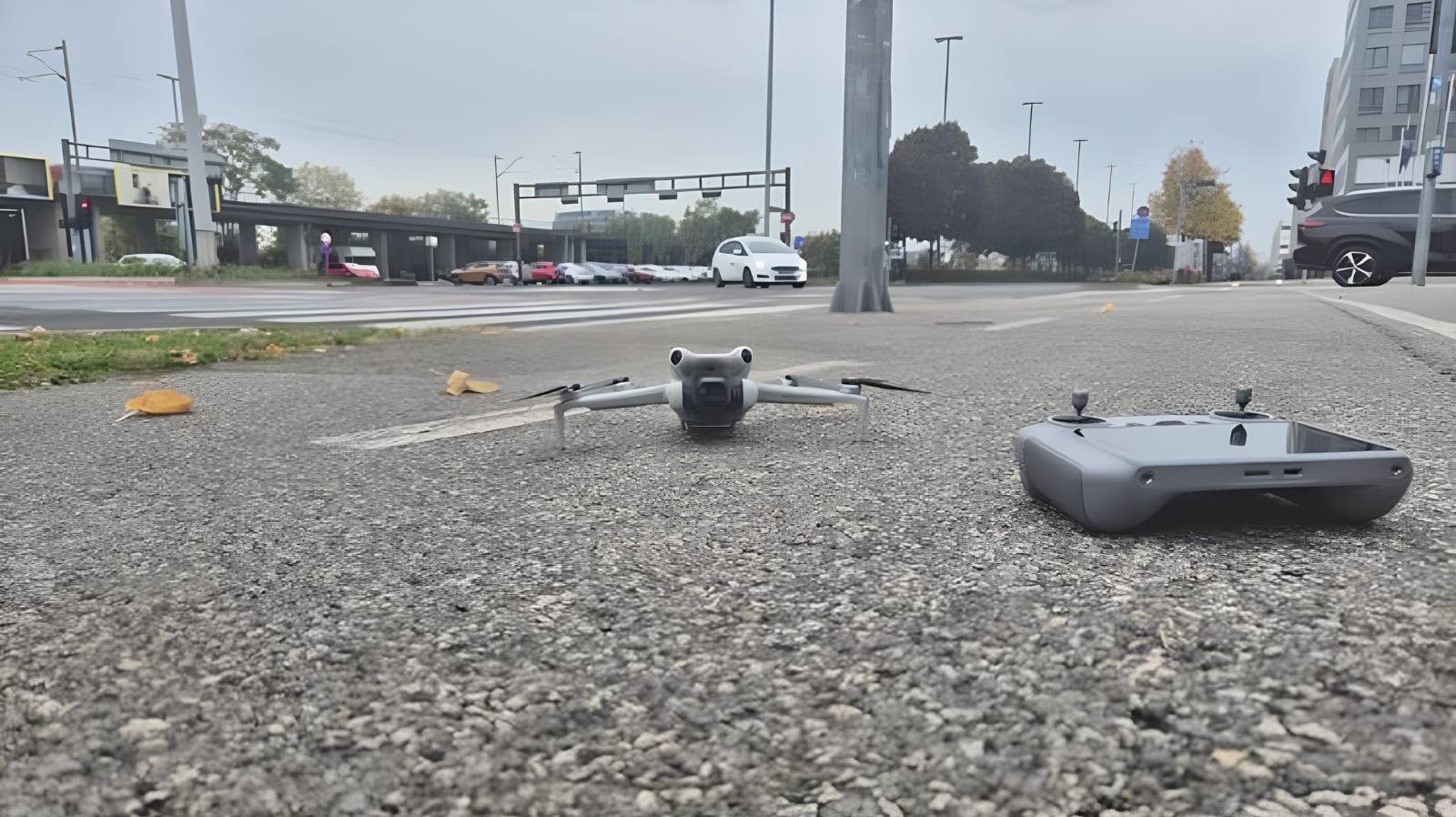 Nove metode: Policija voznico ujela z dronom, sledila je aretacija