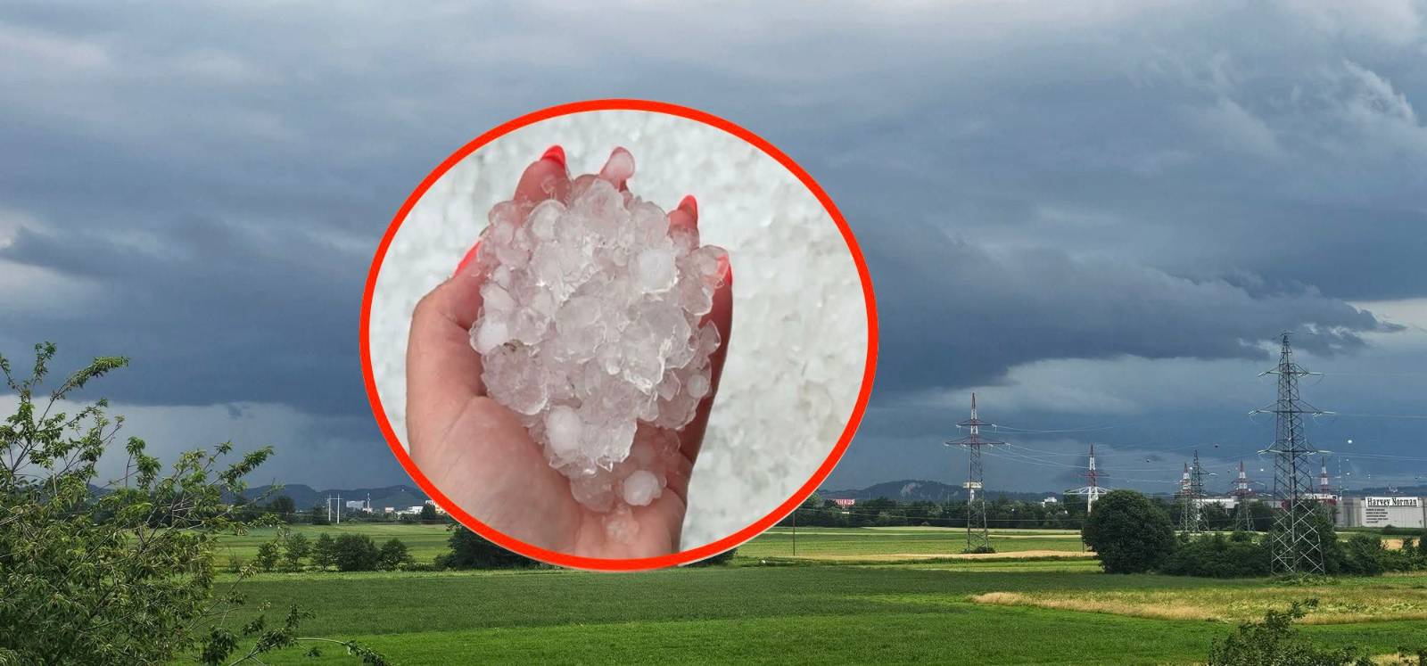 Meteorologi svarijo pred burnim popoldnevom: Organiziranim nevihtam se bo pridružila tudi debela toča
