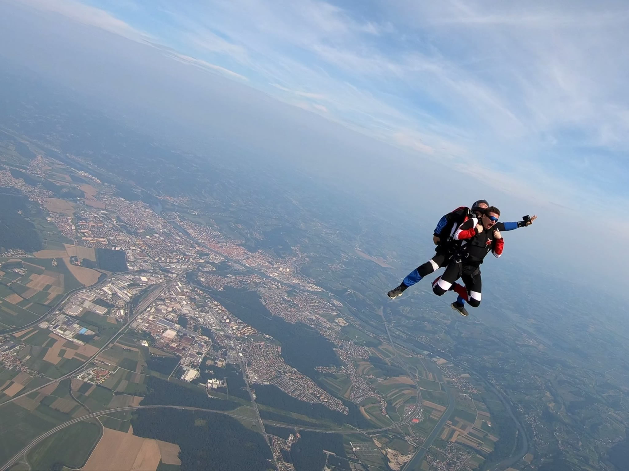 Tandem skok nad Mariborom