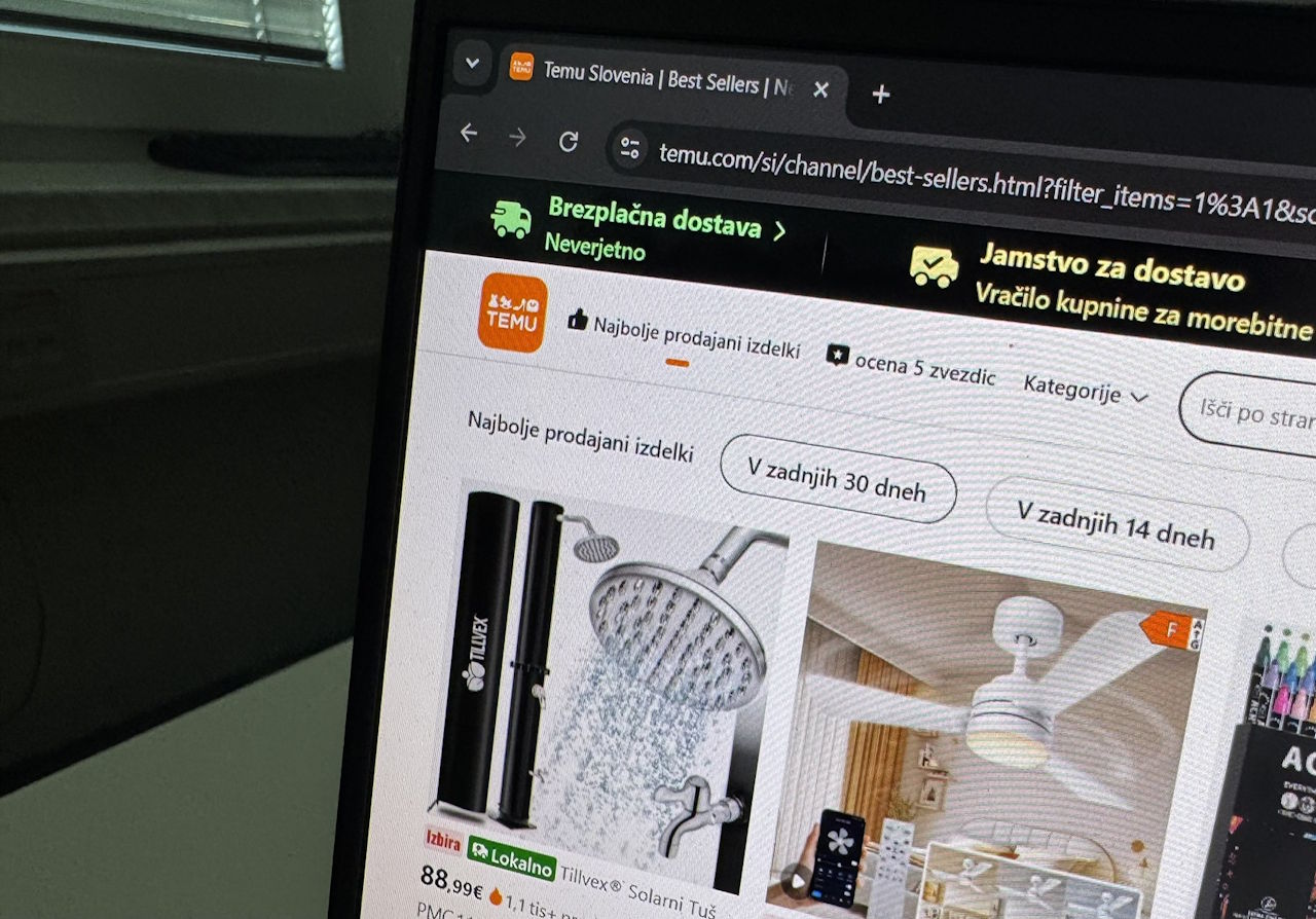 Kitajski Temu in Pošta Slovenije podpisala dogovor