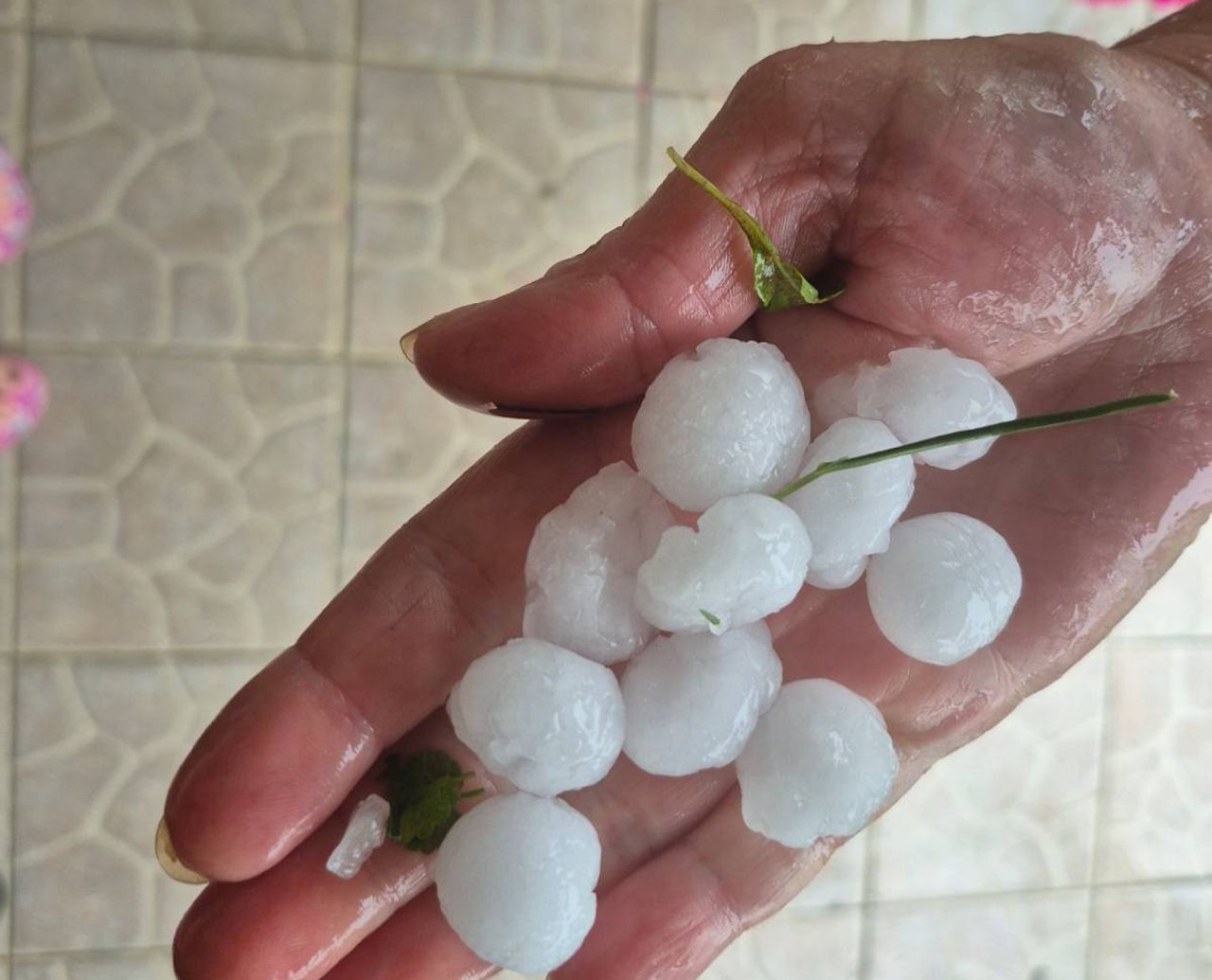 V okolici Maribora že padala toča: Za Podravje in Pomurje izdano vijolično opozorilo (FOTO in VIDEO)