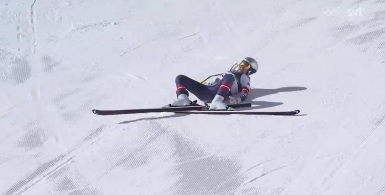 Po grozljivem padcu: Lindsey Vonn si je zlomila spodnji del noge