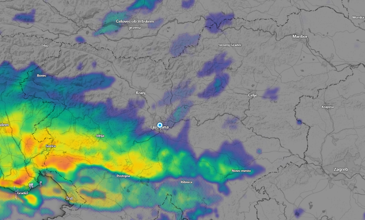 Meteorologi ponovno svarijo: Po kratkotrajnem sončnem vremenu prihajajo močne nevihte s točo