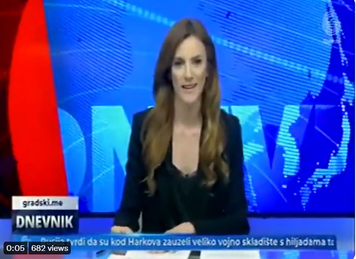 VIDEO: Potres v živo med branjem poročil