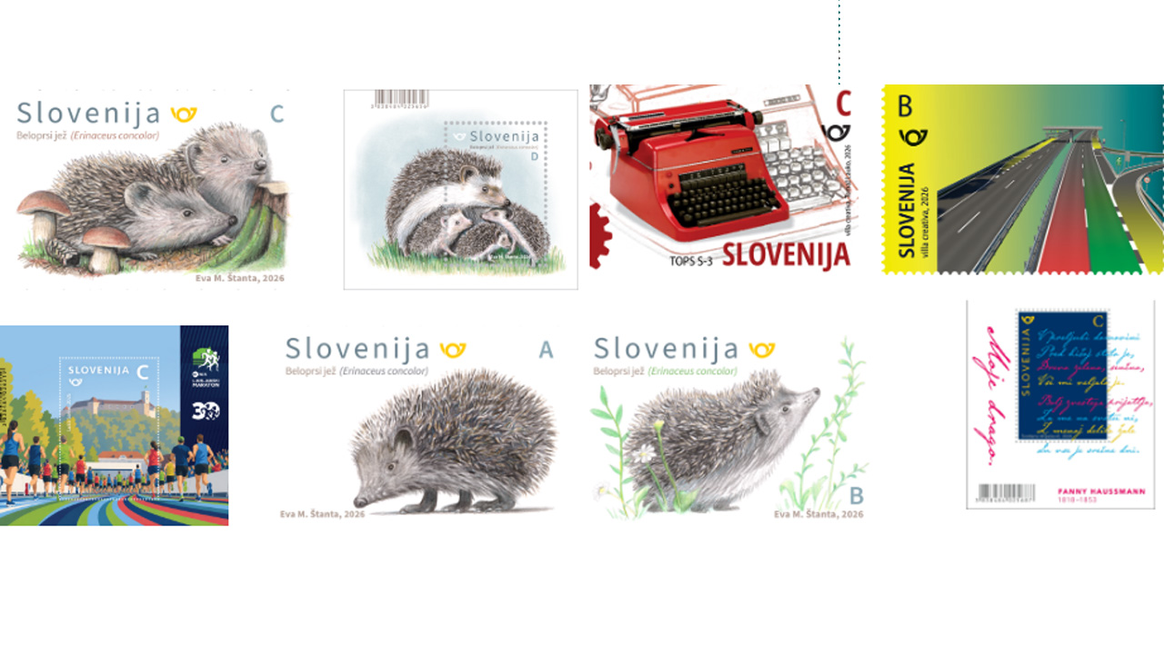 Dobra novica za vse zbiratelje, v petek prihajajo nove priložnostne znamke