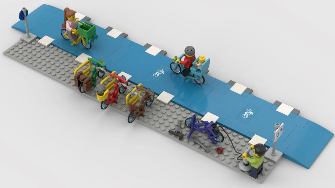 Bi kolesarske steze dodali tudi v LEGO svet?